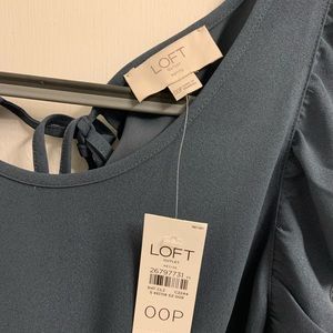 NEW WITH TAG Loft 00P blue jumpsuit